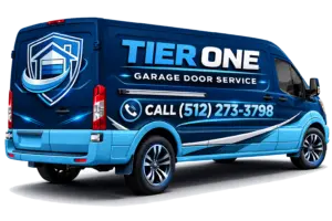 Tier One Garage Door Service van